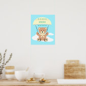 Personalisierte Kinderzimmer-Wandkunst Poster (Küche)