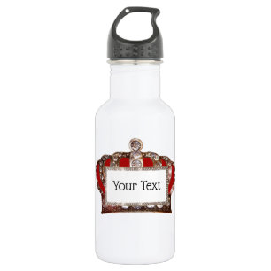 Personalisierte "King" Edelstahl-Wasserflasche Edelstahlflasche