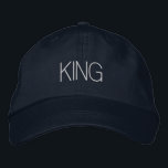 Personalisierte King Embroidery Navy Cap Soft Cott Bestickte Baseballkappe<br><div class="desc">Raffinierte King Cap: Machen Sie mit dieser Marinekappe aus Baumwolle eine raffinierte Äußerung und besticken Sie "King" in einem eleganten,  modernen Design.</div>