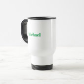 Personalisierte "King of the Swing"-Tasse Reisebecher (Vorderseite Links)