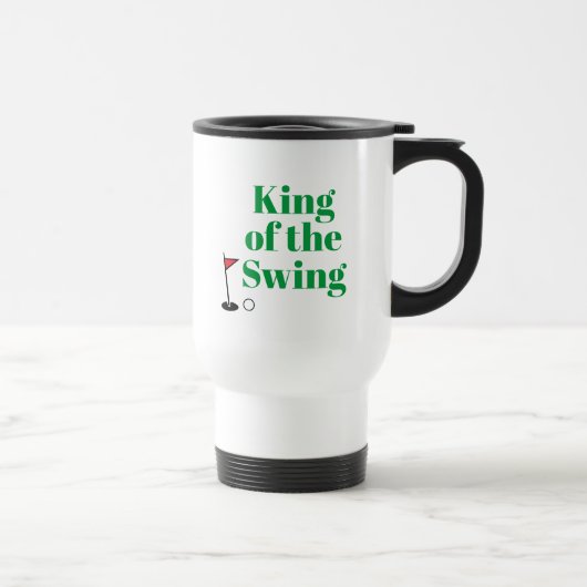 Personalisierte "King of the Swing"-Tasse Reisebecher (Rechts)