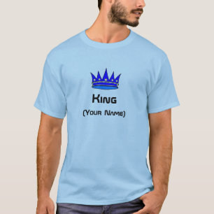 Personalisierte King-Shirt-Krone T-Shirt