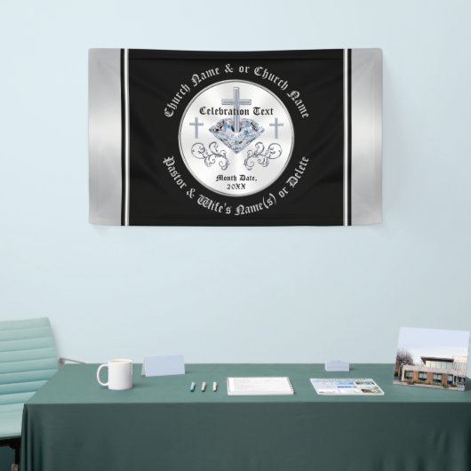 Personalisierte kirchliche Banner für JEDES JEDES (Messeveranstaltung)