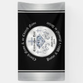 Personalisierte kirchliche Banner für JEDES JEDES  (Vertikal)