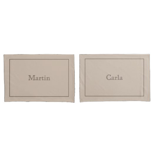Personalisierte Kissenbezüge (Vorderseite-Set)
