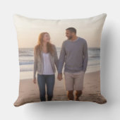 Personalisierte Kissenhülle mit Collage für Paare Kissen (Rückseite)