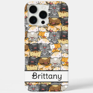 Personalisierte Kitty Katzen iPhone 16 Pro Max Hülle