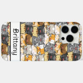 Personalisierte Kitty Katzen Case-Mate iPhone Hülle (Rückseite (Horizontal))