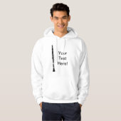 Personalisierte Klarinette Hoodie (Vorne ganz)