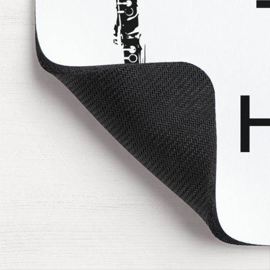 Personalisierte Klarinette Mousepad (Ecke)