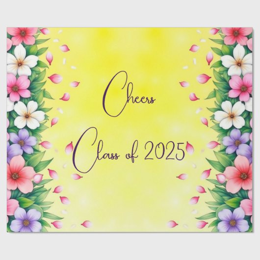 Personalisierte Klasse 2025 Geschenkpapier (Flach)