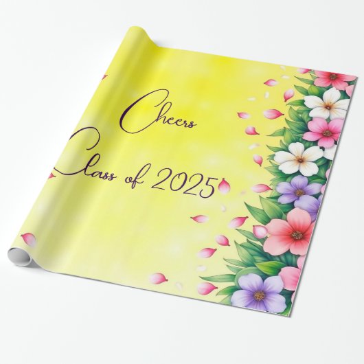 Personalisierte Klasse 2025 Geschenkpapier (Ungerollt)