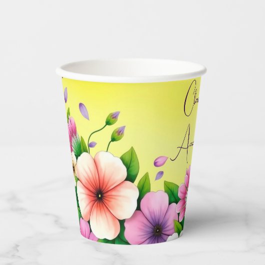 Personalisierte Klasse 2025 Pappbecher (Vorderseite)