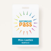 Personalisierte Klasse Bad Pass Lehrerkarte Ausweis (Vorderseite)