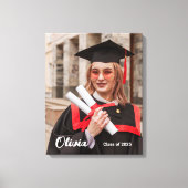 Personalisierte Klasse der Leinwand des Abschluss- (Vorderseite)