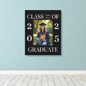 Personalisierte Klasse des Abschluss-Fotos 2025 Leinwanddruck (Insitu (Holzboden))