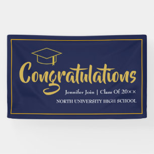 Personalisierte Klasse des Abschlusses 2023 Banner