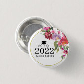 Personalisierte Klasse des Abschlusses 2023 Button (Vorne & Hinten)