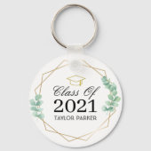 Personalisierte Klasse des Abschlusses 2023 Schlüsselanhänger (Vorderseite)