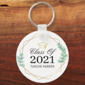 Personalisierte Klasse des Abschlusses 2023 Schlüsselanhänger (Vorderseite)