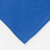 Personalisierte Klasse des Abschlusses Royal Blue  Fleecedecke (Ecke)