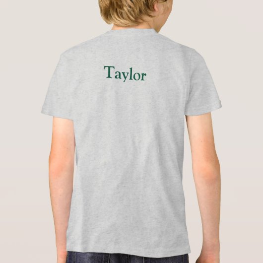 Personalisierte Klasse von 2030 Tri-Blend Shirt (Rückseite)