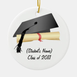 Personalisierte Klasse von Weihnachtsverzierung Keramik Ornament