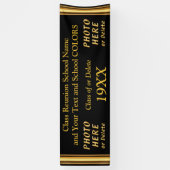 PERSONALISIERTE Klassen-Wiedersehen-Fahne in Ihren Banner (Vertikal)