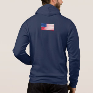 Personalisierte klassische amerikanische Flaggenja Hoodie