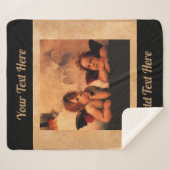 Personalisierte Klassische Angelkreuze Sherpadecke (Vorderseite (Horizontal))