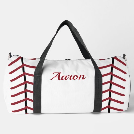 Personalisierte klassische Baseball-Duffeltasche Duffle Bag (Vorderseite)