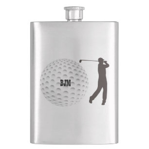 Personalisierte klassische Flasche für Golfspiele Flachmann