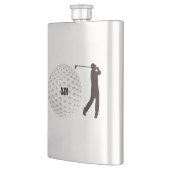 Personalisierte klassische Flasche für Golfspieler Flachmann (Links)