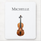 Personalisierte klassische Musical Violin Fiddle Mousepad (Vorne)