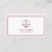 Personalisierte Klassische Rechtssprechung Visitenkarte (Vorderseite)