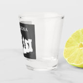 Personalisierte klassische Schachfiguren Queen Schnapsglas (Rechts)