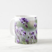 Personalisierte klassische Tasse mit Lavendel (Vorderseite Links)