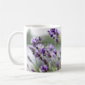 Personalisierte klassische Tasse mit Lavendel (Links)