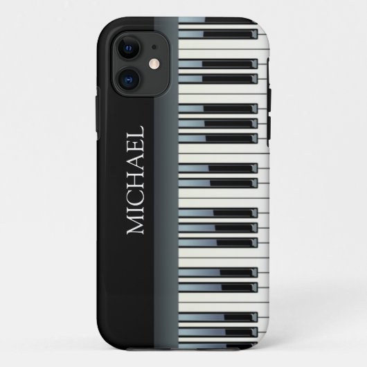 Personalisierte Klavier-Schlüssel Case-Mate iPhone Hülle (Rückseite)