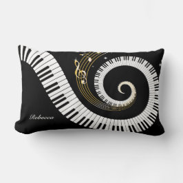Personalisierte Klavier-Schlüssel und Lendenkissen