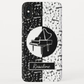 Personalisierte Klaviermusik Case-Mate iPhone Hülle (Rückseite)