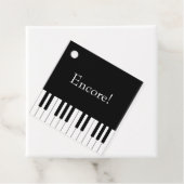 Personalisierte Klaviermusik-Performance Geschenkanhänger (Beispiel)