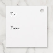 Personalisierte Klaviermusiker Geschenkanhänger (Rückseite)