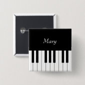 Personalisierte Klaviertastatur Button (Vorne & Hinten)