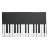 Personalisierte Klaviertastatur Kissenbezug (Rückseite)