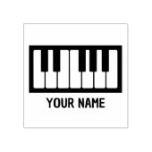 Personalisierte Klaviertasten Musikinstrument Gummistempel (Prägung)