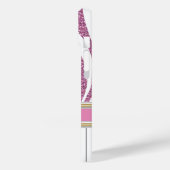 Personalisierte Klaviertasten Rosa Glitzer Zebra P Case-Mate iPhone Hülle (Rückseite / Links)
