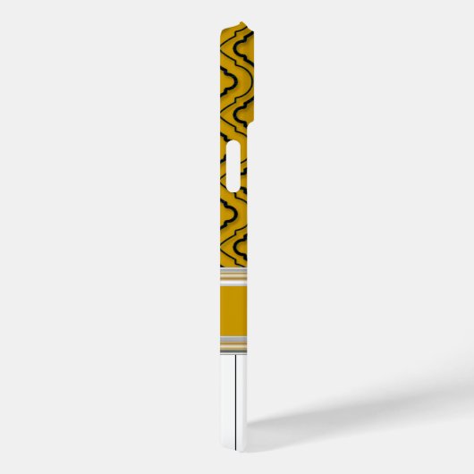 Personalisierte Klaviertasten Schwarze Quatrefolie Case-Mate iPhone Hülle (Rückseite / Rechts)