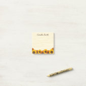 Personalisierte klebrige Anmerkungen der Post-it Klebezettel (Auf Schreibtisch)