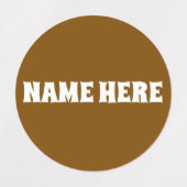 Personalisierte Kleidung mit Namen Etiketten (Design 2)